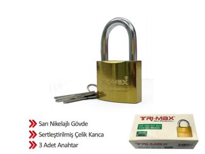 BAYTEC SARI ASMA KİLİT 63 MM(TRIMAX)