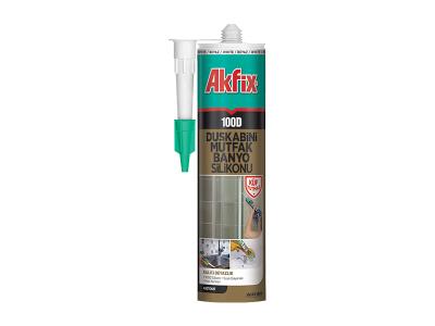 AKFIX DUSAKABIN SILIKONU 280 ml Beyaz(24)