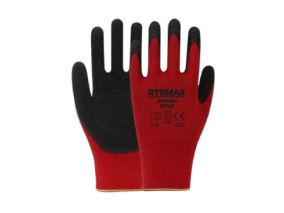 RTR LATEX KAPLI POLYESTER ELDİVEN RT09 KIRMIZI NO:10$