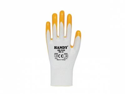 HANDY SARI-BEYAZ NİTRİL ELDİVEN HN13(288 ÇİFT)