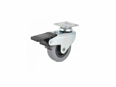 TABLALI FRENLİ GRİ TEKERLEK 75*25(1702F)