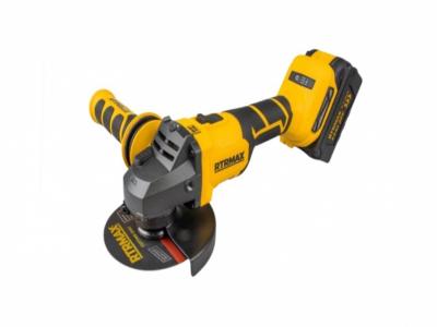RTR KÖMÜRSÜZ AKÜLÜ AVUÇ TAŞLAMA 20V 115MM 2*4.0AH AKÜ HPOWER S-LION$