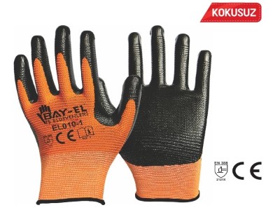 BAYEL ZEBRA ELDIVEN 1/2(TURUNCU-SİYAH)(EL100)(360)