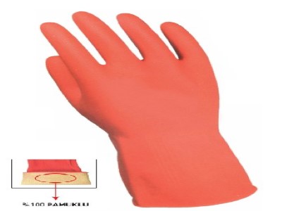 BAYEL KAUÇUK ELDIVEN TURUNCU(EL440)(12)